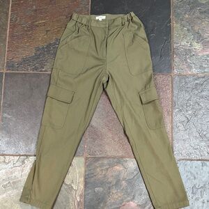 Olive Cargo Pants for woman